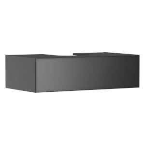 hansgrohe Xevolos E Waschtischunterschrank 98 x 27,5 cm mit 1 Schubkasten für Konsole mit Ausschnitt mittig für Aufsatzwaschtisch