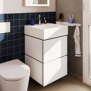 hansgrohe Xilesa E Waschtischunterschrank 48 cm mit 2 Auszügen