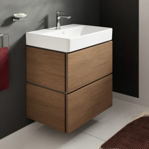 hansgrohe Xilesa E Waschtischunterschrank 63 cm mit 2 Auszügen und Push Open Funktion