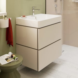 hansgrohe Xilesa E Waschtischunterschrank 68 cm mit 2 Auszügen und Push Open Funktion