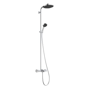 hansgrohe Activera S Duschsystem 240 1 Strahlart wassersparend mit Wannenthermostat Ecostat Fine