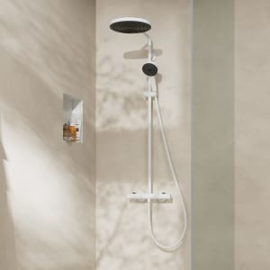 hansgrohe Pulsify S Puro Duschsystem 260 1 Strahlart, mit Ecostat Fine und Duschkopf 3 Strahlarten