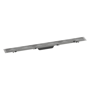 hansgrohe RainDrain Rock Fertigset Duschrinne 80 cm + 10 cm kürzbare Überlänge, befliesbar