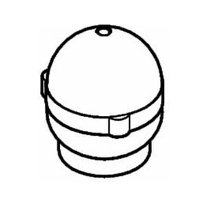 hansgrohe Duo Ersatz-Griff Warmwasserseite