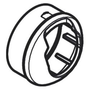 hansgrohe Griffkappe mit vertauschter Symbolik für Warmwasserbegrenzung