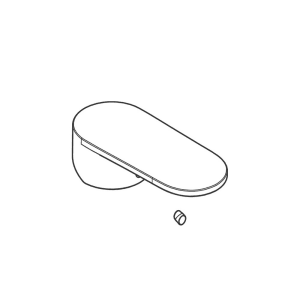 hansgrohe Ersatz-Griff zu Serie Vernis Blend WT-Armatur