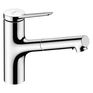 hansgrohe Zesis M33 Einhebel-Küchenarmatur 150 mit Ausziehbrause, 2 Strahlarten, Schlauchbox (sBox)