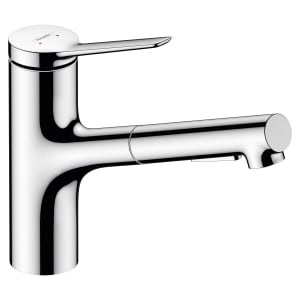 hansgrohe Zesis M33 Einhebel-Küchenarmatur 150, Ausziehbrause, 2 Strahlarten, Schlauchbox (sBox) lite