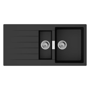 hansgrohe S520-F530 Einbauspüle 345/160 mit Abtropffläche, reversibel