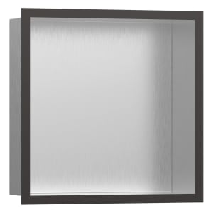 hansgrohe XtraStoris Individual Wandnischen-Einbaubox mit Designrahmen 30 x 10 x 30 cm