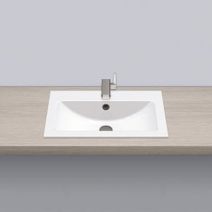 Alape Einbaubecken EB.R585H, rechteckig 58,5 x 40,5 cm