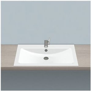 Alape Einbaubecken EB.R800H 80 x 50 cm mit Überlauf