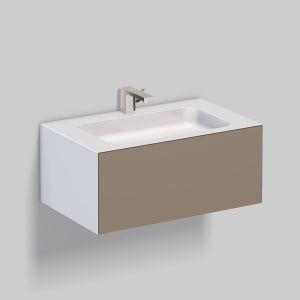 Alape Folio1 Waschplatz 80,4 x 50 cm, mit 1 Hahnloch