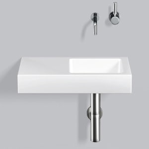 Alape Waschtisch WT.QS525.R, rechteckig 52,5 x 32,5 cm