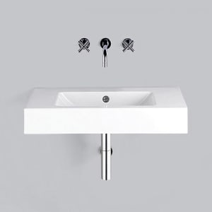 Alape Waschtisch WT.PR800, rechteckig 80 x 40,5 cm