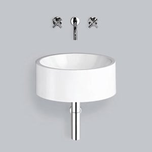 Alape Waschtisch WT.RS450, kreisförmig mit 45 cm Ø