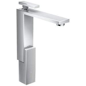 AXOR Edge Einhebel-Waschtischmischer 280 mit Push-Open Ablaufgarnitur-Diamantenschliff
