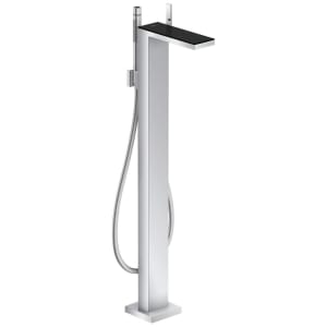AXOR MyEdition Einhebel-Wannenmischer bodenstehend mit Glasplatte