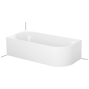 Bette Lux Oval IV Silhouette Eckbadewanne 185 x 85 cm