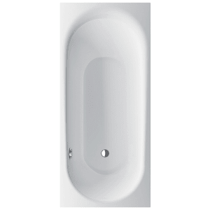 Bette Comodo Rechteck-Badewanne 190 x 90 cm, Überlauf vorne