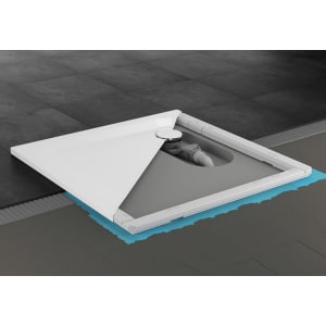 Bette Ultra Duschwanne superflach 140 x 100 x 3,5 cm mit Minimum-Wannenträger