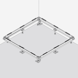 Bette Einbausystem Basic 110 x 100 cm