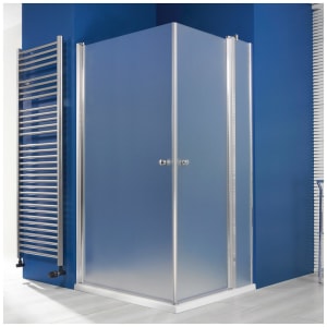 Breuer ELANA 6 Drehdiagonaleinstieg 3-teilig DDE2 u. DDE4 80 x 80 x 200 cm, Festelement rechts