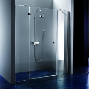 Breuer Espira Drehtür für Nische mit Frontseitenwand, Sondermaß, Anschlag links mit CER+ Beschichtung