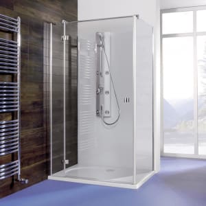 Breuer Espira Drehtür für Seitenwand DTSW 80 x 195 cm, Anschlag links mit CER+ Beschichtung