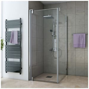 Breuer Europa Design Seitenwand rechts 100 cm für Drehtür