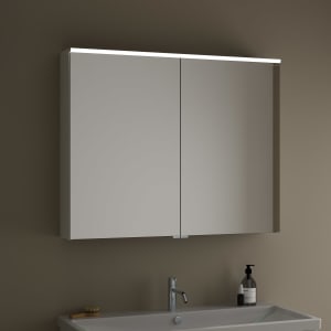 burgbad Eqio Spiegelschrank mit LED-Aufsatzleuchte 100 cm