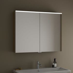 burgbad Eqio Spiegelschrank mit LED-Aufsatzleuchte 100 cm