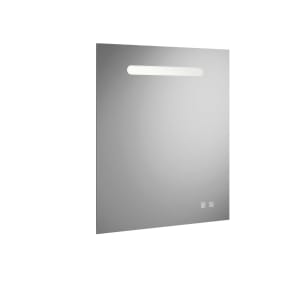 burgbad Fiumo Badspiegel mit horizontaler LED-Beleuchtung 60 x 70 cm