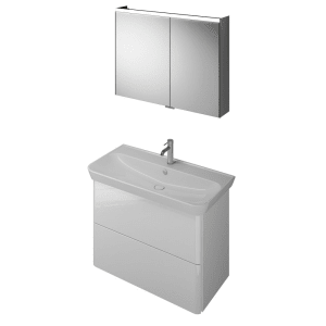 burgbad Iveo Möbelkombination 100 cm inkl. Keramik-Waschtisch
