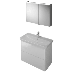 burgbad Iveo Möbelkombination 100 cm inkl. Keramik-Waschtisch