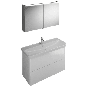 burgbad Iveo Möbelkombination 120 cm inkl. Keramik-Waschtisch