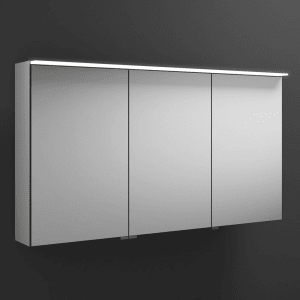 burgbad Junit Spiegelschrank mit LED-Aufsatzleuchte 120 cm Links