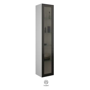 burgbad Yumo Hochschrank 35 x 32 x 176 cm mit Griff G0179, Anschlag rechts