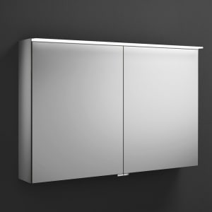 burgbad Yumo Spiegelschrank mit horizontaler LED-Beleuchtung 100 cm