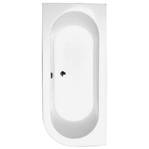 Caribia Ovalnova Badewanne 180 x 80 cm links