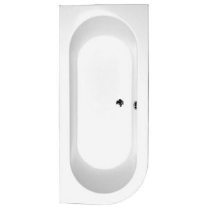 Caribia Ovalnova Badewanne 180 x 80 cm rechts