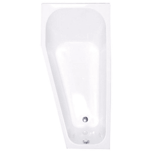 Caribia Picco Raumspar-Badewanne 170 x 80 cm links