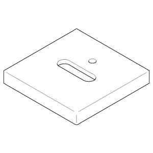 Dornbracht MEM Ersatz-Rosette für Auslauf