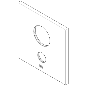 Dornbracht Abdeckplatte für  xStream W
