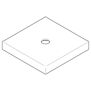 Dornbracht Ersatzrosette für MEM