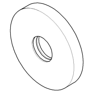 Dornbracht Rosette für zu großen Fliesenausschnitt