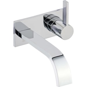 Dornbracht MEM Waschtisch-Wand-Einhandbatterie mit Abdeckplatte Ausladung 24 cm