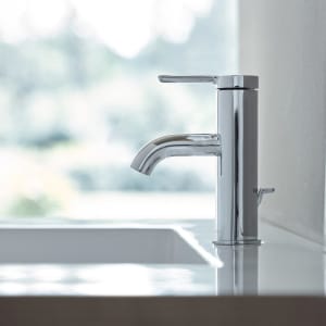 Duravit C.1 Einhebel-Waschtischmischer S mit Zugstangen-Ablaufgarnitur