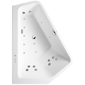 Duravit Paiova 5-Eck Whirlwanne 177 x 130 cm mit Combi-System E, Ecke links