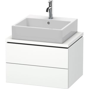 Duravit L-Cube Waschtischunterbau 62 x 40 cm mit 2 Schubkästen für Konsole Compact